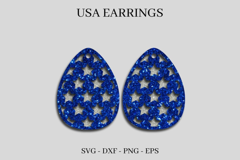 usa-earrings-svg-bundle