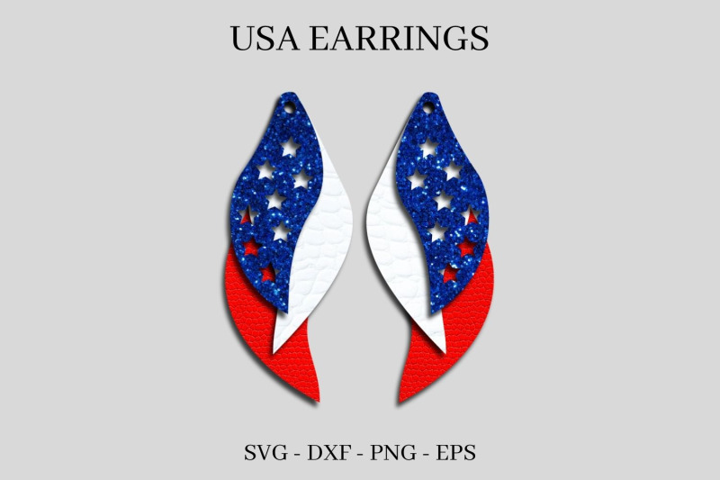 usa-earrings-svg-bundle