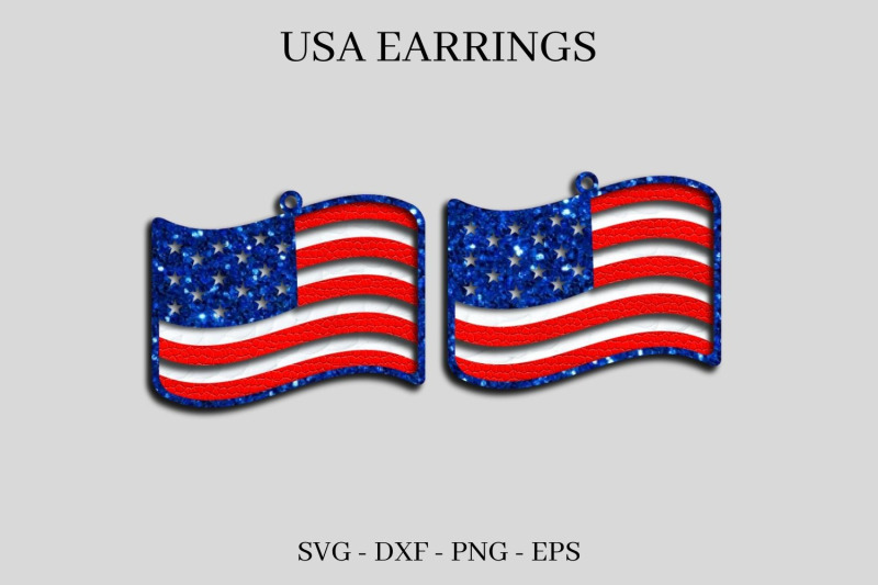 usa-earrings-svg-bundle