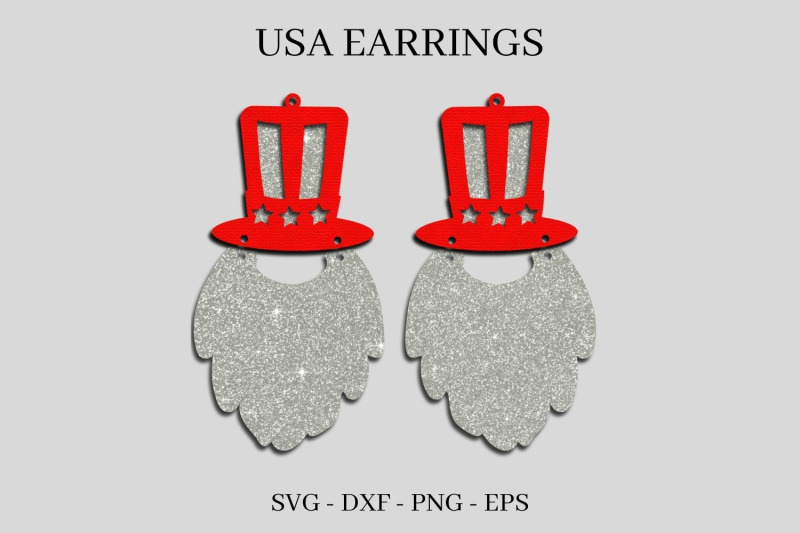 usa-earrings-svg-bundle