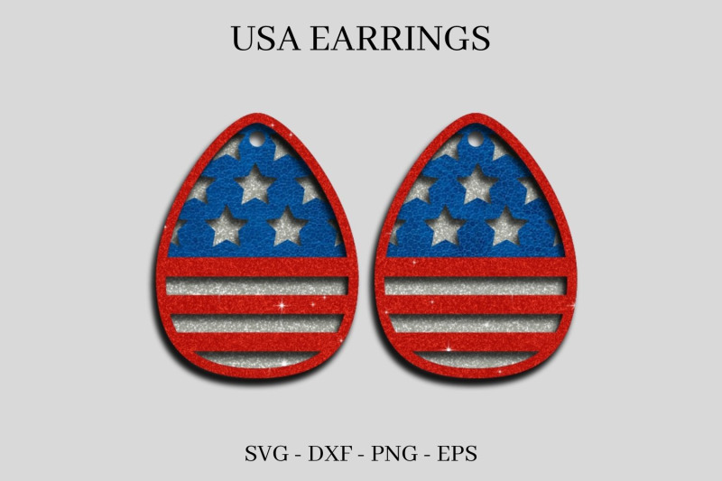 usa-earrings-svg-bundle