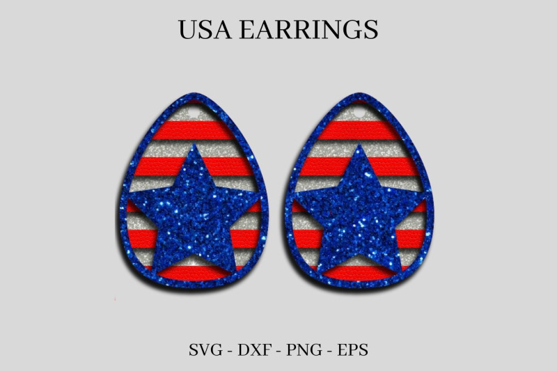 usa-earrings-svg-bundle