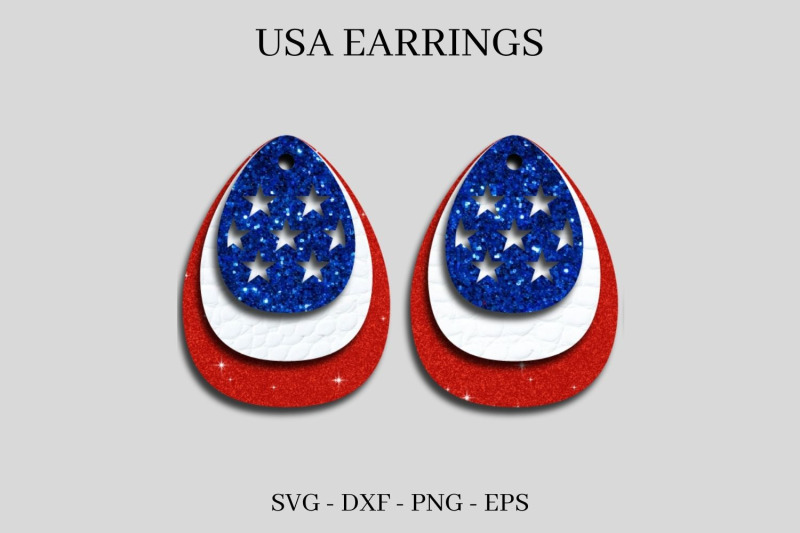 usa-earrings-svg-bundle