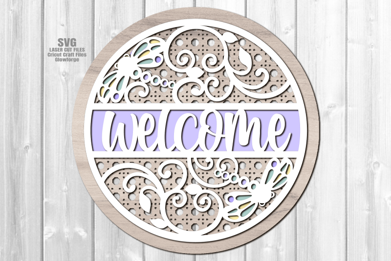 rattan-floral-dragonfly-svg-laser-cut-files-welcome-sign-glowforge