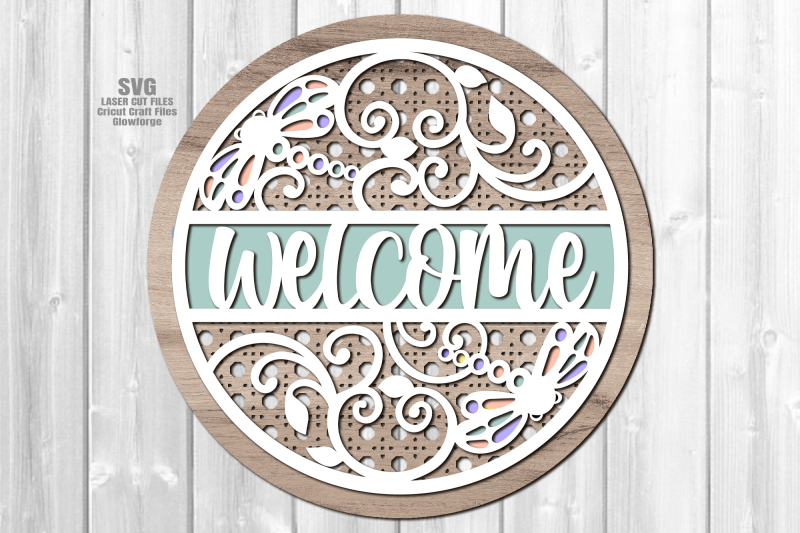 rattan-floral-dragonfly-svg-laser-cut-files-welcome-sign-glowforge