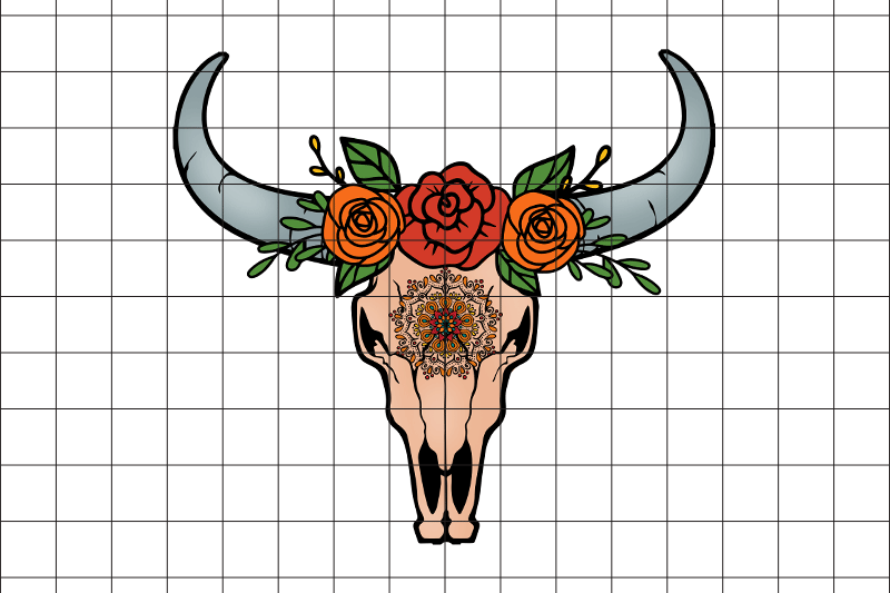 cow-skull-graphic-design