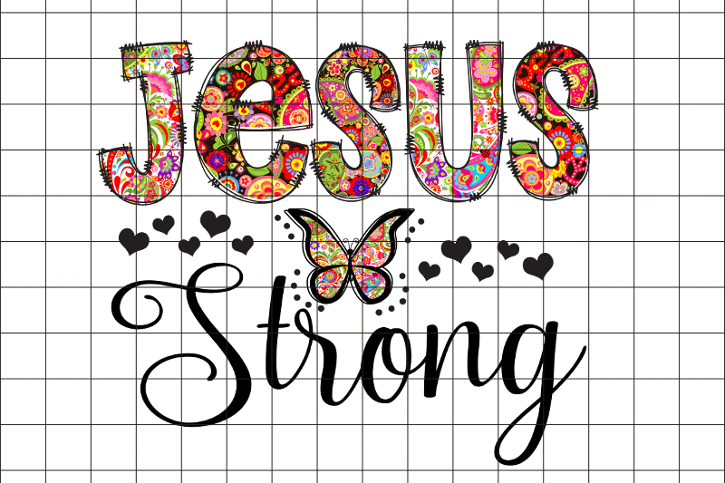 jesus-strong-graphic-design