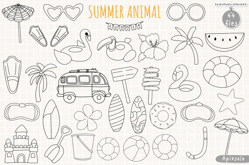 summer-animal-beach