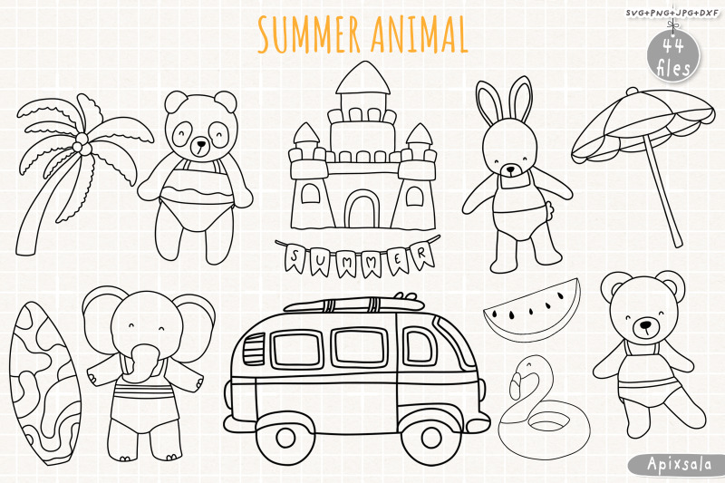 summer-animal-beach