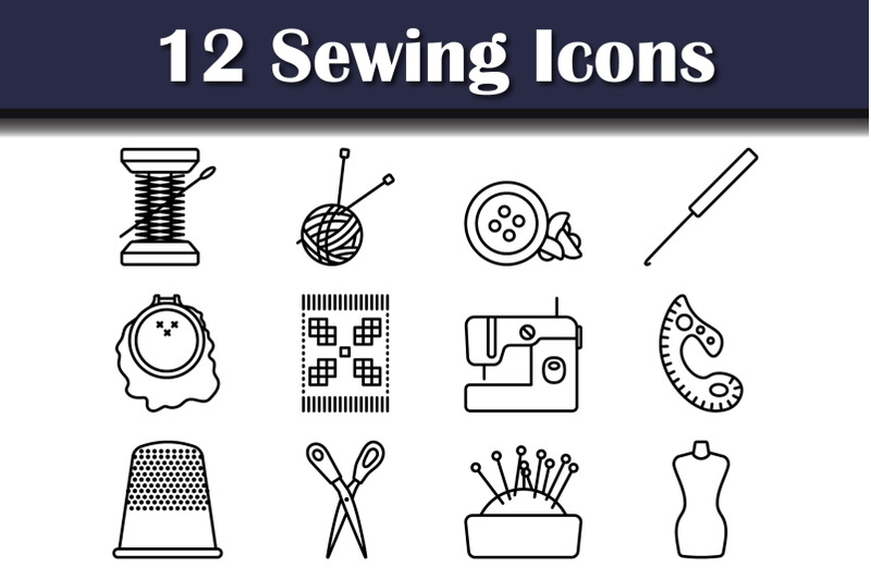 sewing-icon-set