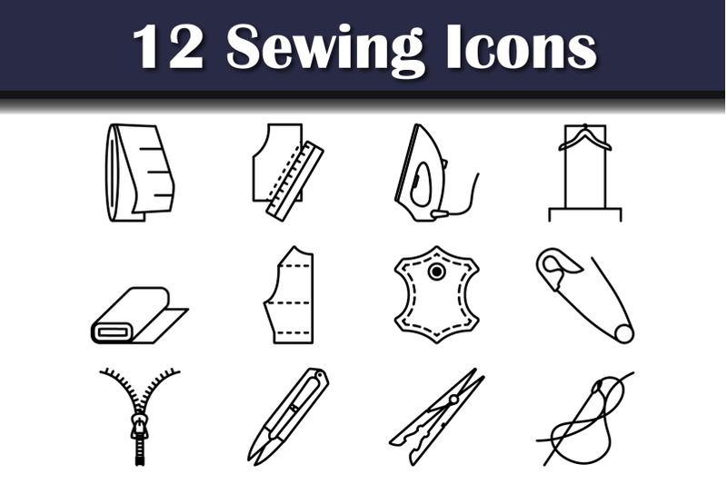 sewing-icon-set