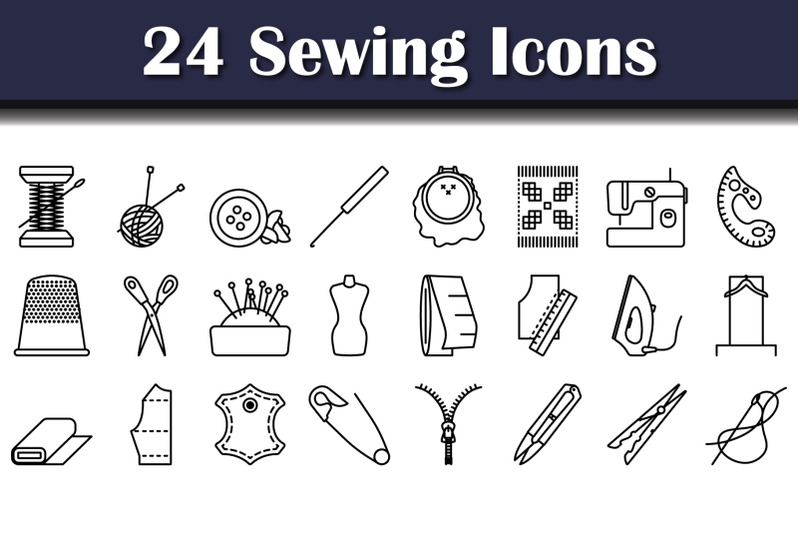 sewing-icon-set