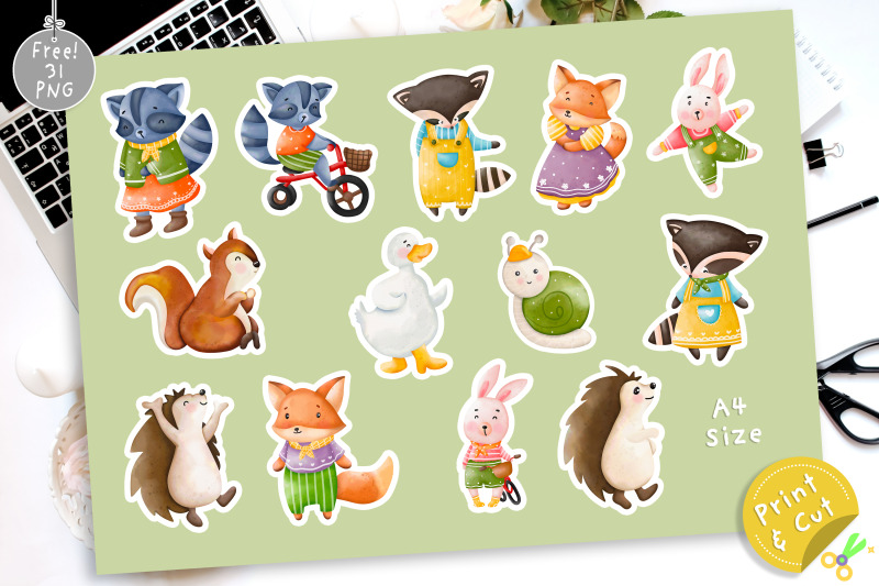 animal-and-spring-printable-stickers