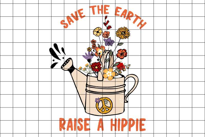 save-the-earth-raise-a-hippie-png-graphic-design