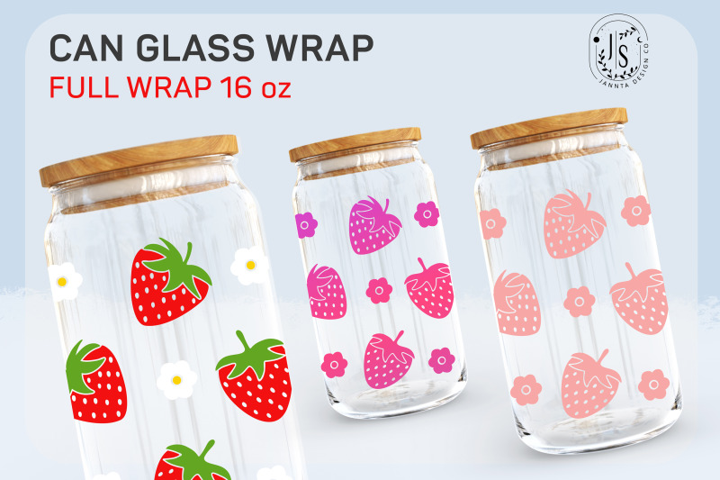 strawberry-svg-16oz-fruit-can-glass-full-wrap-seamless