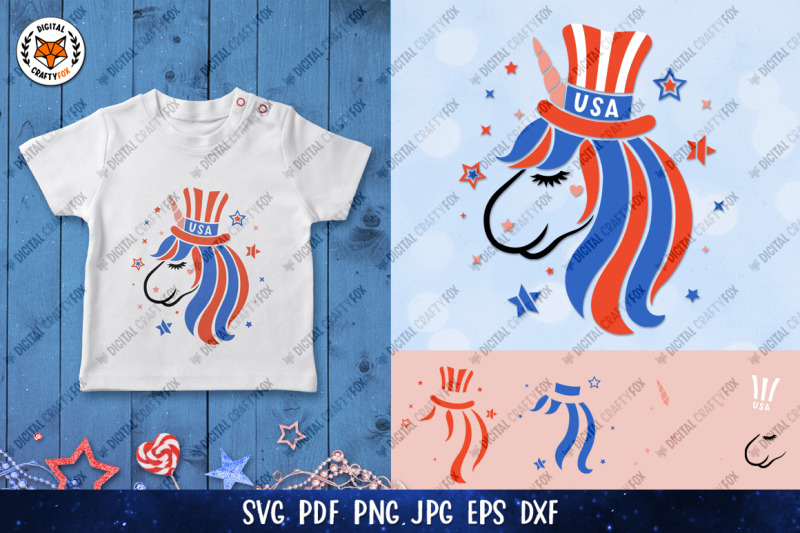 4th-of-july-unicorn-bundle-svg-patriotic-unicorn-mericorn