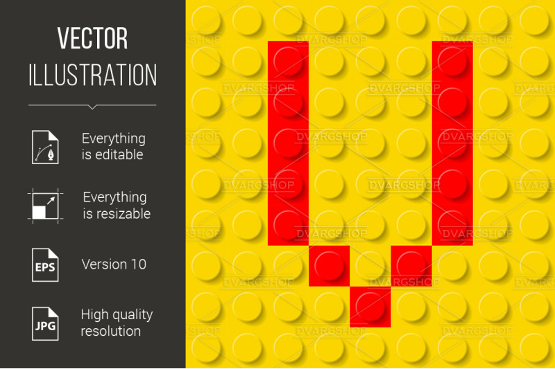 letter-v-in-construction-kit