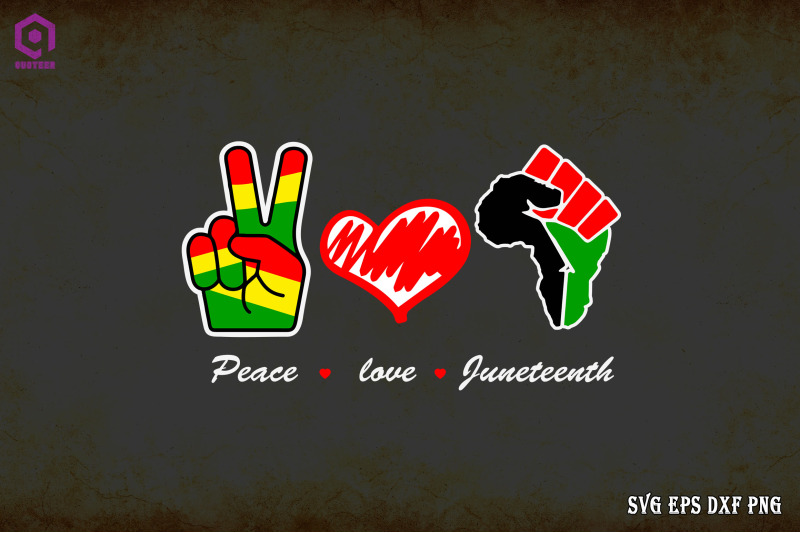 peace-love-juneteenth