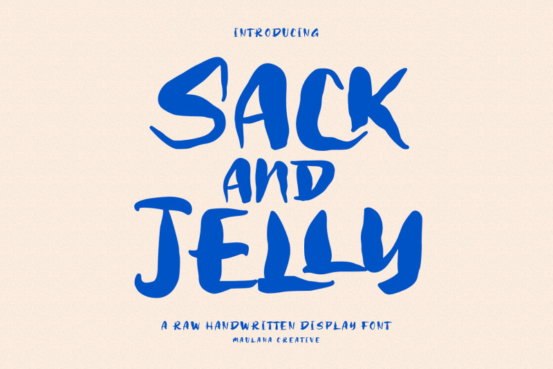 sack-and-jelly-handwritten-font