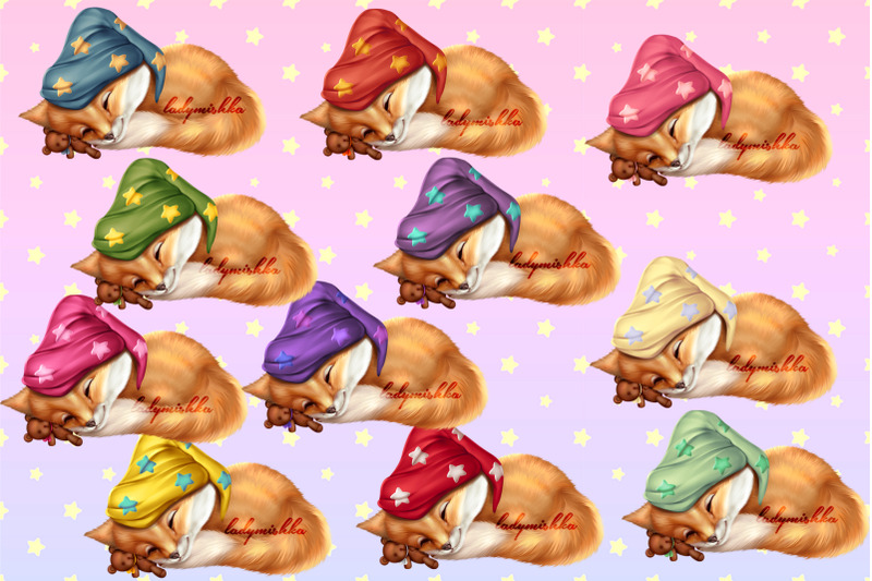 sleeping-little-fox-png