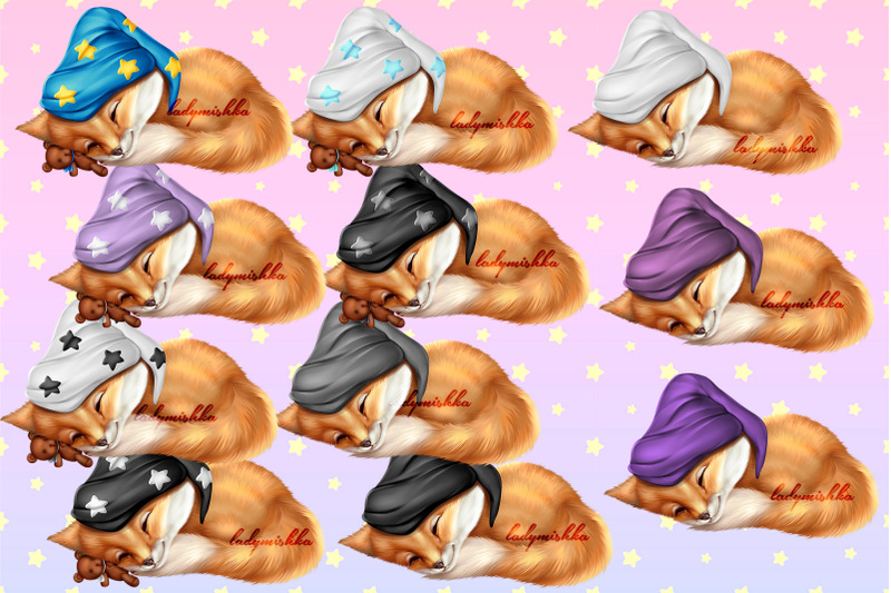 sleeping-little-fox-png