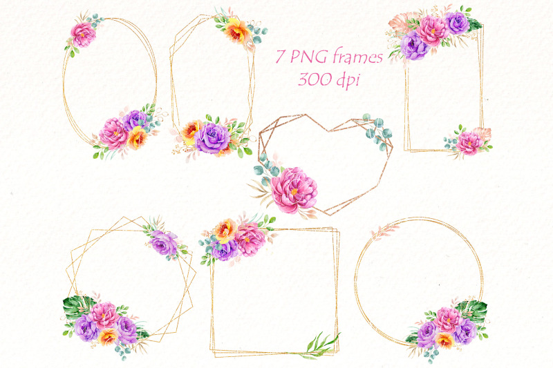 watercolor-peonies-clipart-floral-frame-png-flowers-wreath