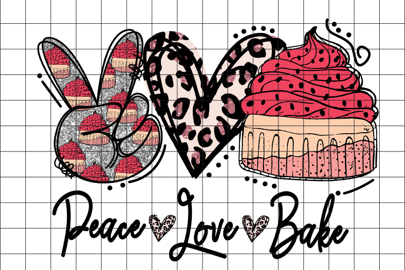 peace-love-bake-graphic-design