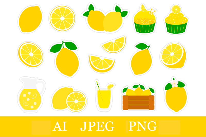 lemon-stickers-png-lemon-stickers-printable-fruits-sticker