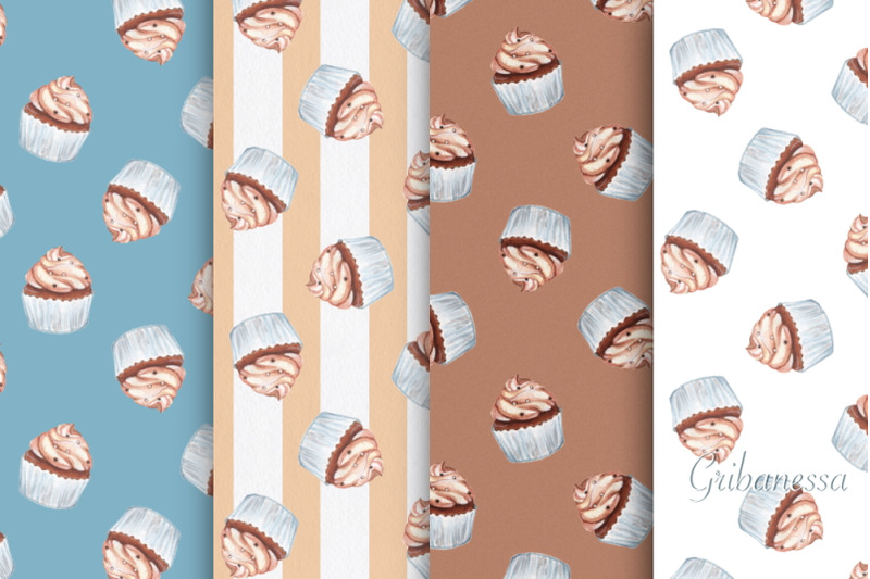 cupcakes-8-seamless-patterns