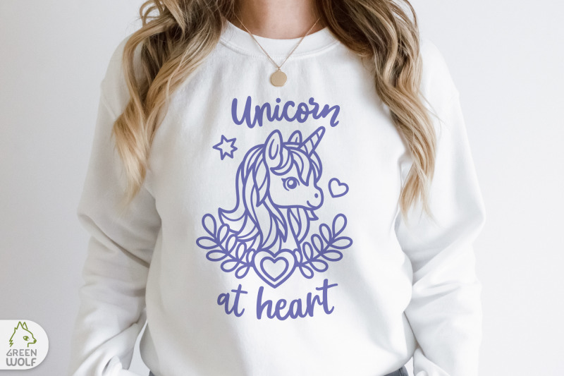 unicorn-at-heart-svg-unicorn-t-shirt-design-for-girl-svg-dxf-png-eps