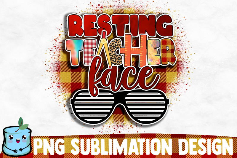 resting-teacher-face-sublimation-design