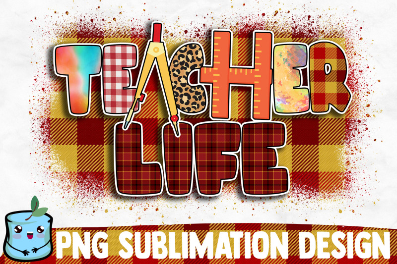 teacher-life-sublimation-design