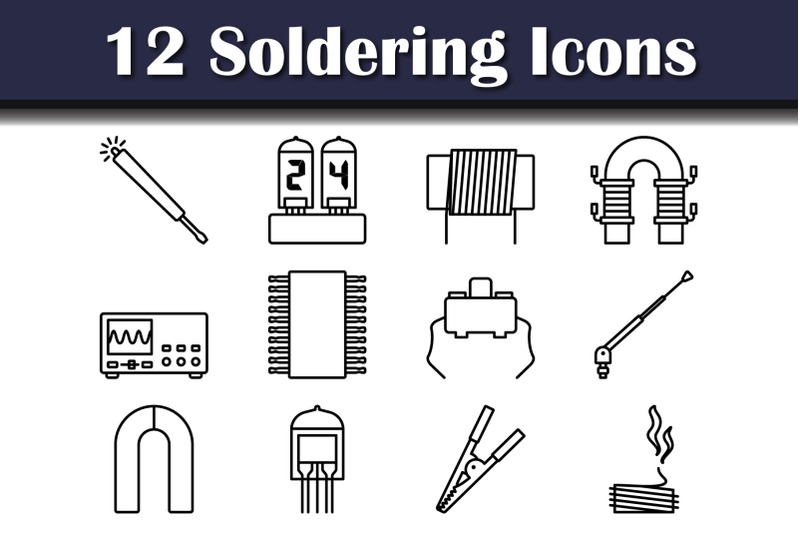 soldering-icon-set