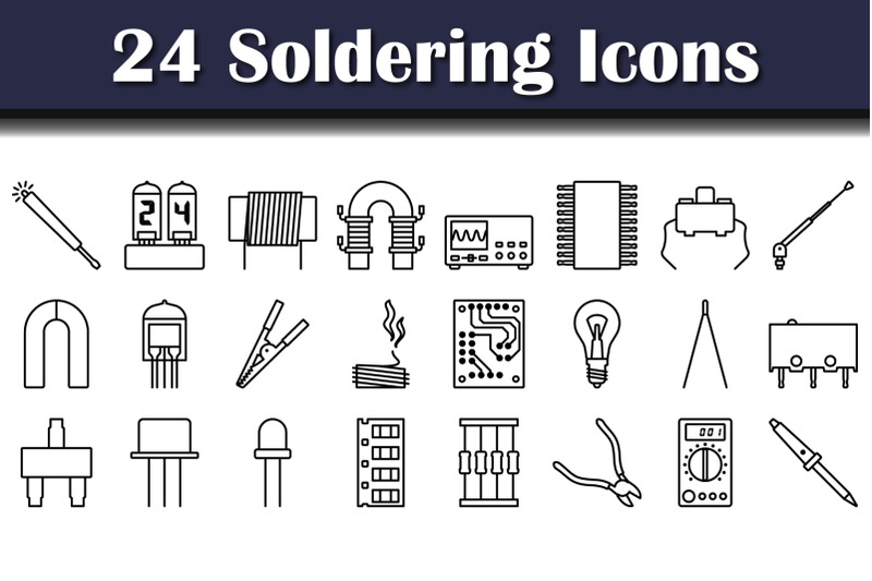 soldering-icon-set