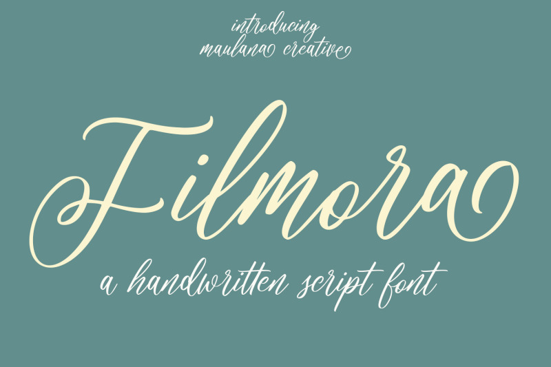 filmora-script-font