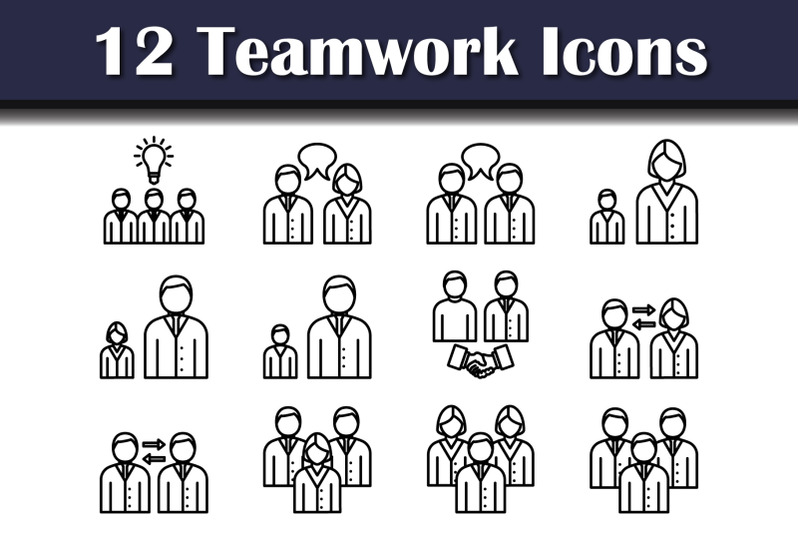 teamwork-icon-set