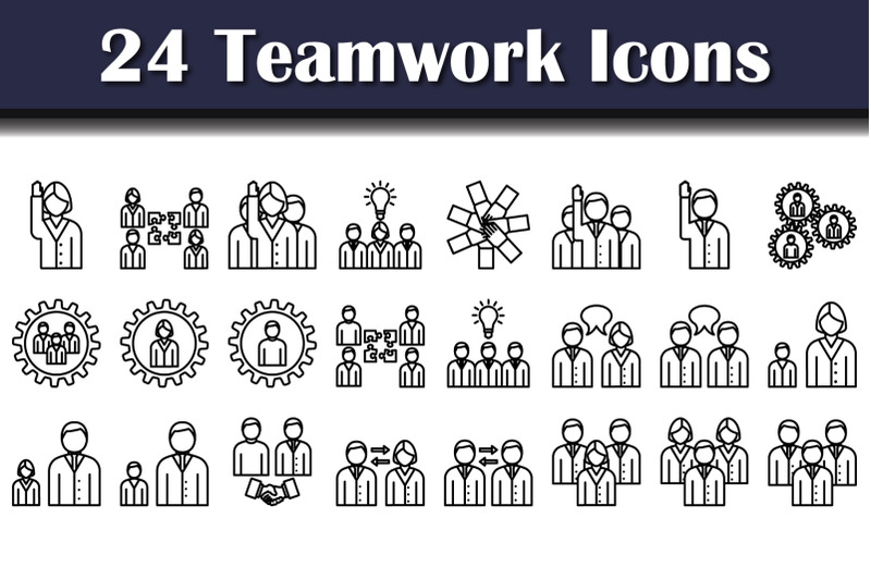 teamwork-icon-set