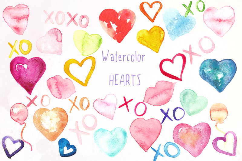 hearts-watercolor-valentines-clipart