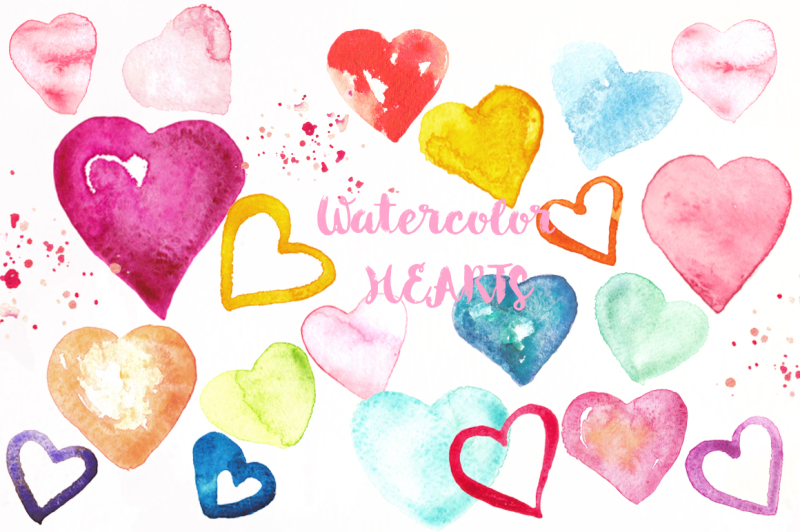 hearts-watercolor-valentines-clipart