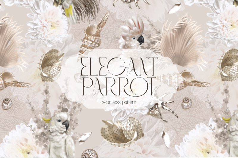 elegant-parrot-wallpaper-pattern