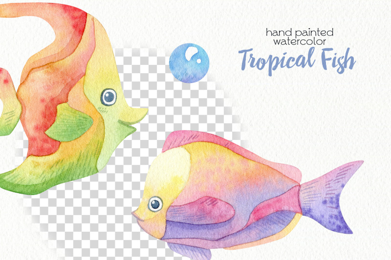 watercolor-tropical-fish-clipart