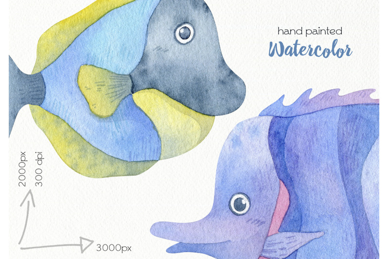 watercolor-tropical-fish-clipart