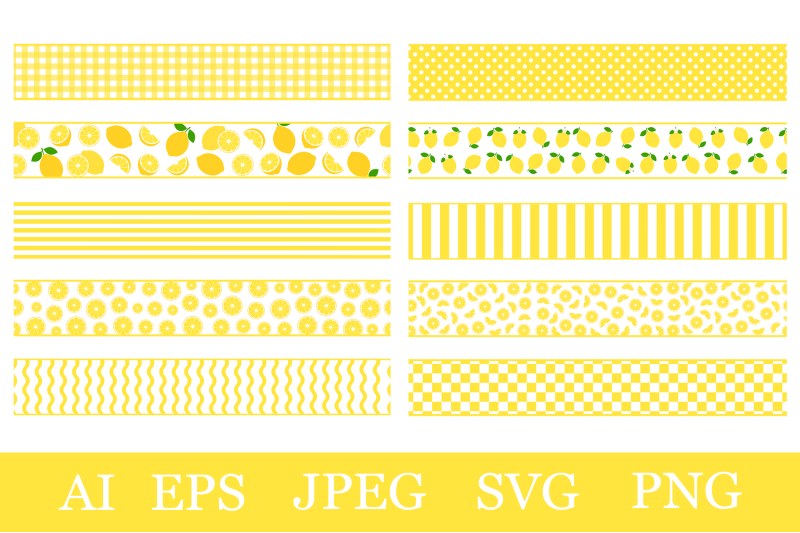 lemons-seamless-ribbons-ribbons-lemons-color-template