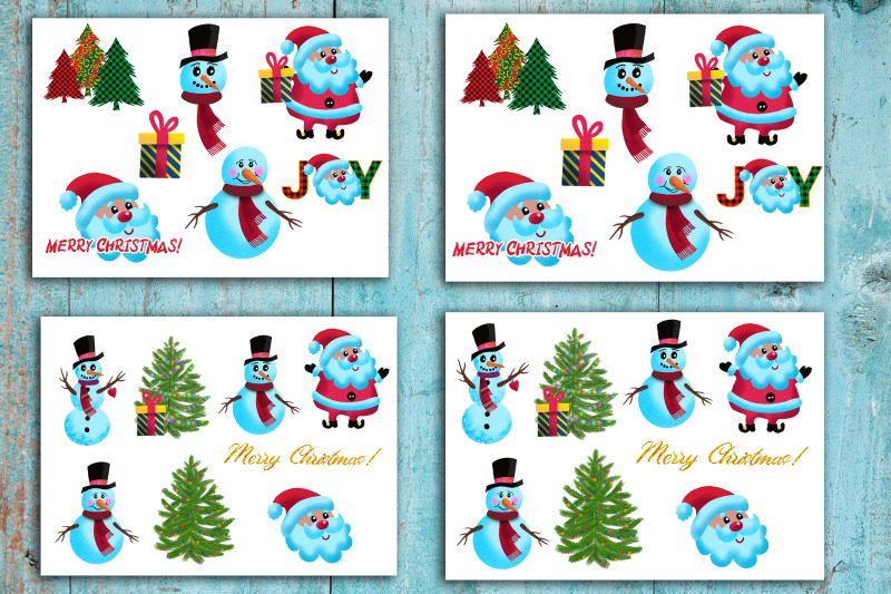 christmas-stickers-printable-bundle