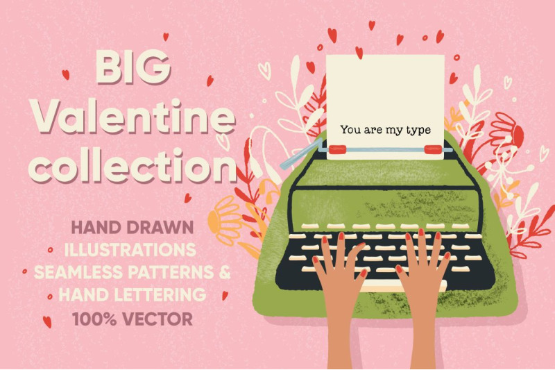 big-valentine-collection-100-vector