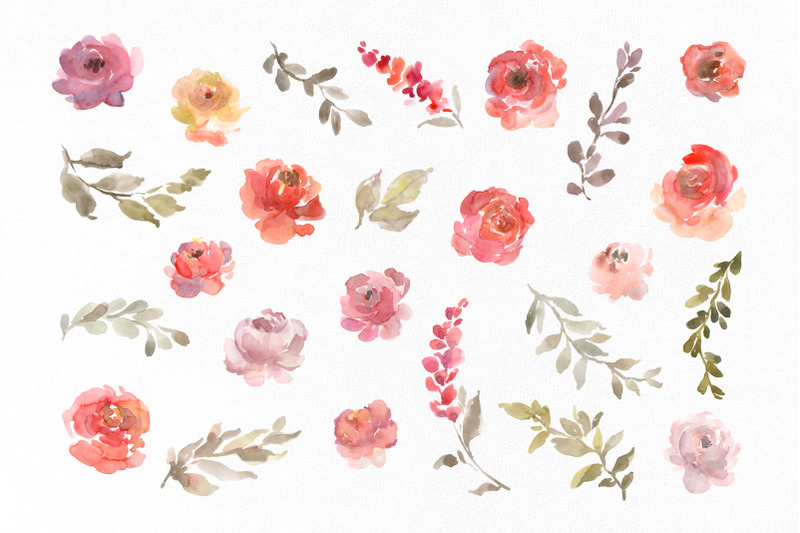 red-amp-pink-watercolor-flowers