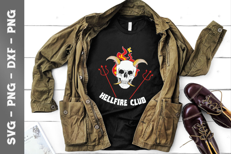 funny-skull-fire-club-funny-design