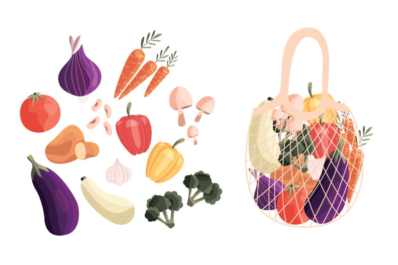 vegetables-posters-banners-patterns