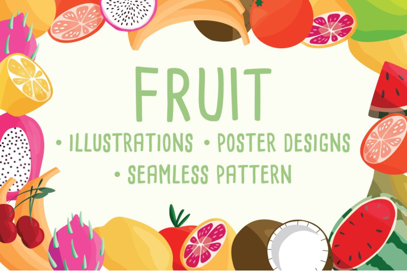 fruit-posters-banners-patterns