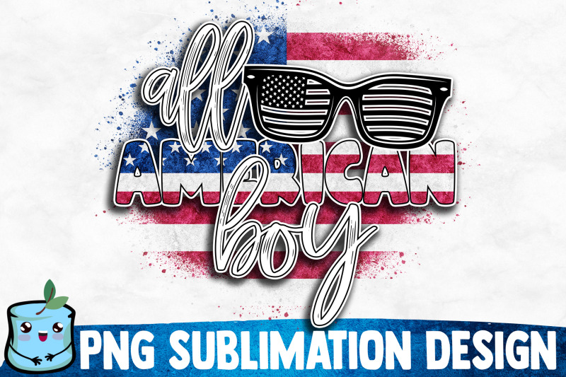 all-american-boy-sublimation-design